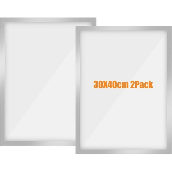 Triani 2Pcs Diamond Art Painting Frames for 30x40cm Diamond Art Canvas Magnetic Diamond Art Frame Self-Adhesive Painting Frames for Wall Window Home Office Photo Internal size size 25x35cm