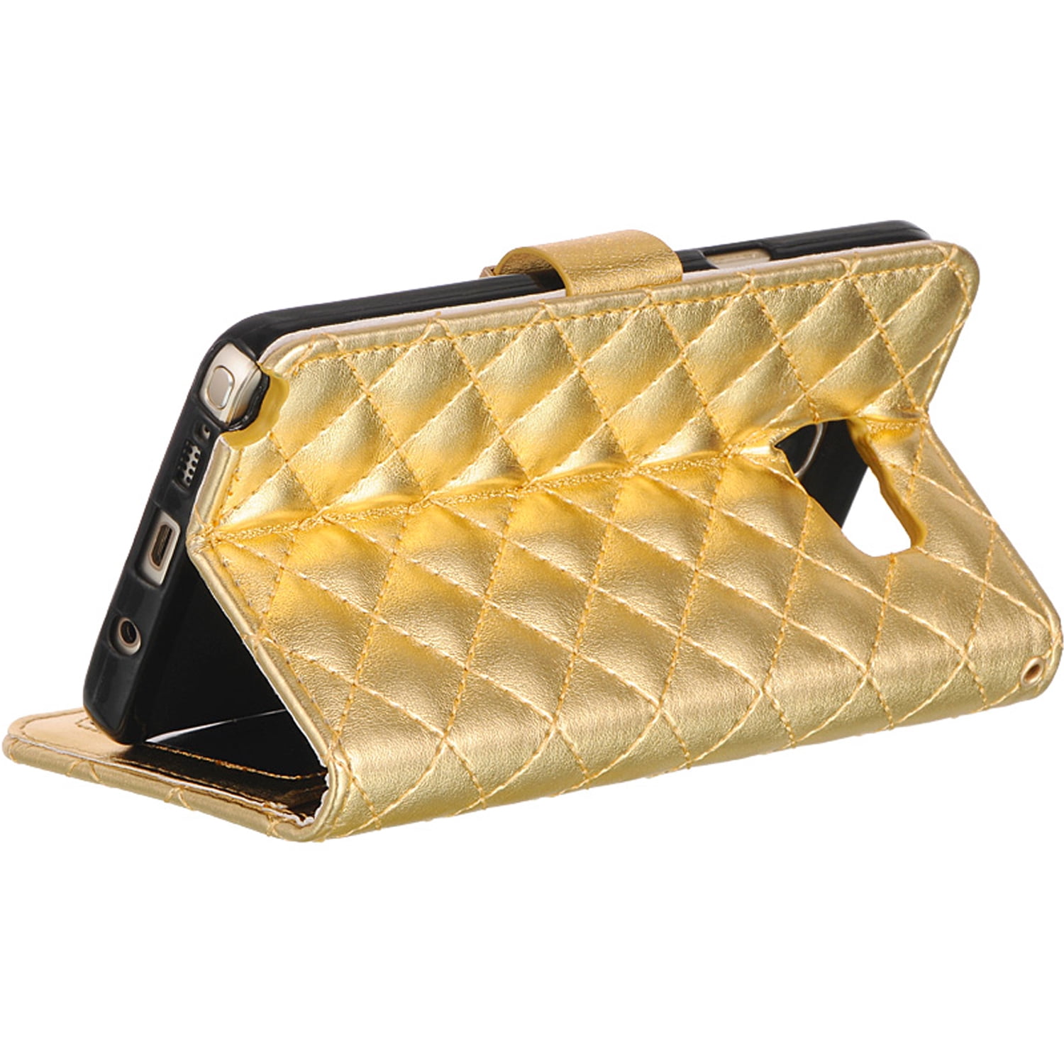 Chic Fashion Quilted Design Pattern Wallet Case for Samsung Note 5 (Exact Perfect Fit)