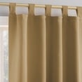thumbnail image 2 of Sun Zero Brant Energy Saving Blackout Tab Top Curtain Panel, Gold, 40"W x 63"L (1 Panel), 2 of 8