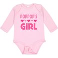 thumbnail image 3 of Inktastic Poppop Girl Granddaughter Girls Long Sleeve Baby Bodysuit, 3 of 5