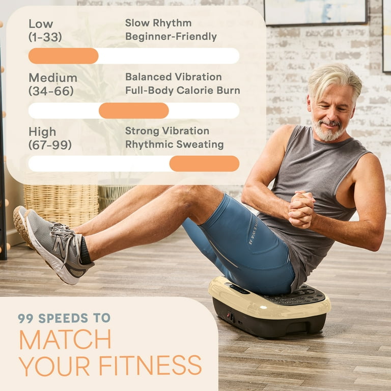 LifePro Appareil d'exercice à Plaque Vibrante avec