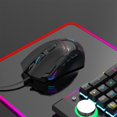 thumbnail image 3 of Ratón para juegos con cable USB , retroiluminación RGB 9 7200 DPI 6 modos de lámpara RGB 6600 ratones para computadora portátil shamjiam Ratón para juegos con cable USB, 3 of 9