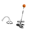 thumbnail image 4 of Barra de abdominales, pelota de reacción de boxeo, pelota de boxeo de altura ajustable, dispositivo de asistencia para ejercicios de abdominales para Cuerda fina gris, 4 of 8