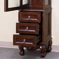 thumbnail image 4 of Bellaterra Home 202016H-LINEN-TOWER Linen Wood Cabinet Medium Walnut, 4 of 4