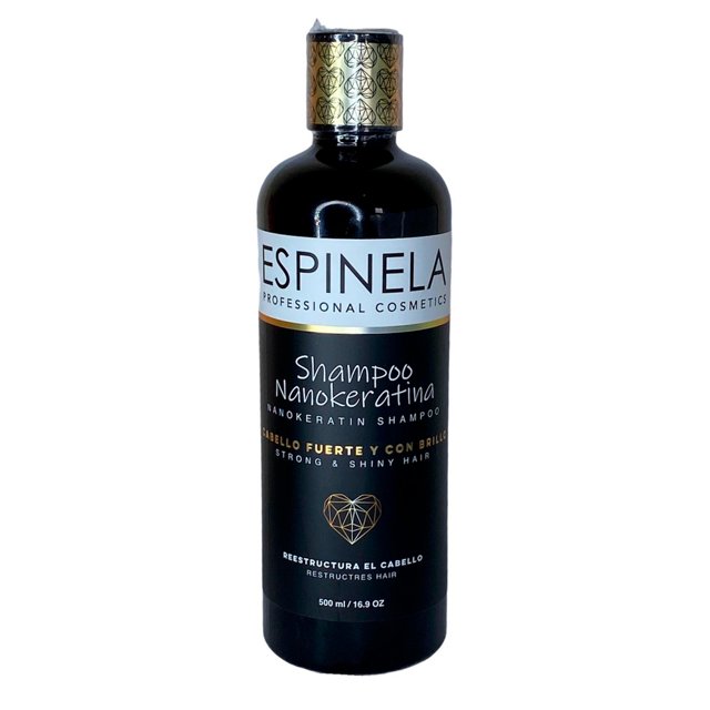 Shampoo Nanokeratina Espinela Tratamiento para Cabello Crema