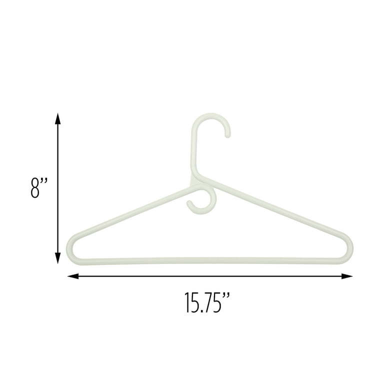 Heavyweight Black Suit Hanger - Plastic Hangers