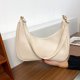 thumbnail image 3 of Bolsa Retro Mujeres PU Cuero Hobos Underarm Bag Bolso pequeño de color puro (Beige) JShteea Para Estrenar, 3 of 6