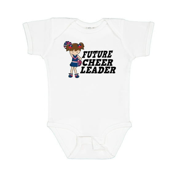 Inktastic Future Cheerleader Girls Baby Bodysuit