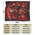 thumbnail image 3 of Bray Wyatt Blanket, Super Soft Throw Blanket For Couch Sofa Bed, Cozy Lightweight Warm Flannel Blanket, 80"X60", 3 of 9