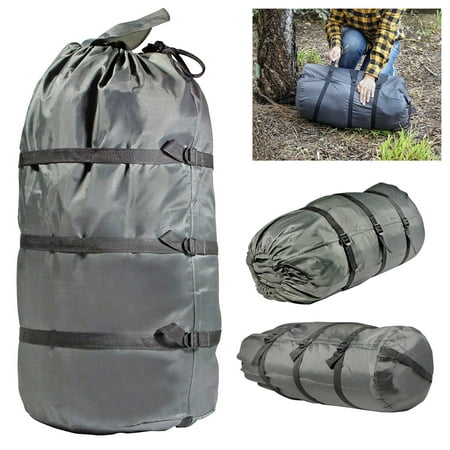 Compression Stuff Sack Lightweight Camping Sleeping Bag Outdoor Cover Pouch (Best Compression Stuff Sack)