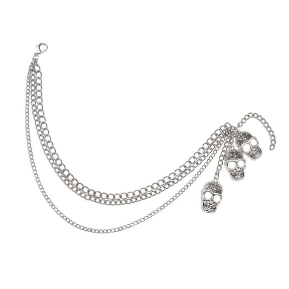 FashionSku11Pendant Shoe Chain Metallic Adjustable Boot Chain for Footwear