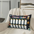 thumbnail image 5 of Rateoe Space Math Times Tables Pattern Pillow Covers with Invisible Zipper(Pillows are not Included) Standard Pillowcases-20"x30", 5 of 6