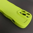 thumbnail image 6 of Designed for iPhone 11 Case, Cute Curly Wave Edge Phone Cover, Soft Liquid Silicone Camera Protection Phone Case with iPhone 11, Green, 6 of 14