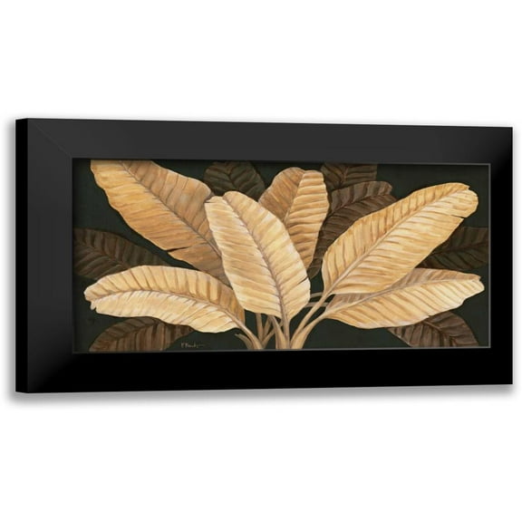 Brent, Paul 14x9 Black Modern Framed Museum Art Print Titled - Calypso Leaves I