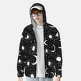 thumbnail image 4 of Easygdp Crescent and Stars Lightweight Long Sleeve Sun Shirt Sports long-Sleeved Sun Protective Clothing, Quick Drying Breathable - Small, 4 of 9