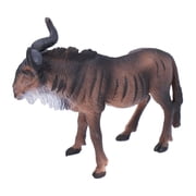 Safari Zoo Animals Figures Toys, Small Realistic Plastic African Jungle Animals Wildebeest Toy Animal Figurines Toy Statue Party Favors Toys for Boys Girls Kids Toddlers