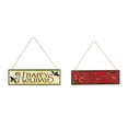 thumbnail image 3 of Wosthever Letrero de madera, luz LED de Navidad, colgador de saludo para Festival, suministros de decoración de ventanas, colgante para puerta, patio, Kits de decoración para fiestas Tipo 1 Wosthever HA063965-01, 3 of 6