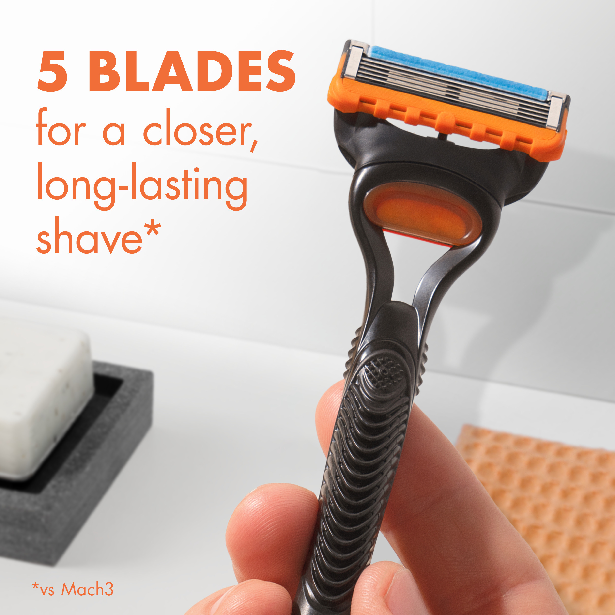 Gillette Fusion5 Manual Razor for Men, 1 Handle & 5 Refills photo 7