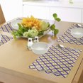 thumbnail image 4 of Ambesonne Mardi Gras Place Mats Set of 4, Traditional Carnival, Standard Size, Purple Yellow Green, 4 of 6