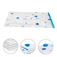 thumbnail image 4 of OUNONA 4Pcs Vacuum Compression Bedding Storage Bag Assorted Color Foldable Plastic Storage Container for Home, 4 of 8
