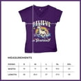 thumbnail image 7 of Believe in Yourself Unicorn Women's V-Neck T-shirt Colorful Rainbow Magical Pony, 7 of 7