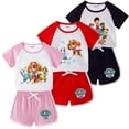 thumbnail image 2 of Ropa deportiva para bebés y niños, conjuntos de ropa de Pikachu de la Patrulla Canina para niñas, disfraces 100% de algodón, ropa de verano para bebés, ropa Infantil, 2 of 5