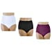 thumbnail image 3 of Lot de 3 Culottes de Contrôle de Vessie Réutilisables pour Femmes, Absorption Maximale, Blanc, Noir, Prune, MD (Convient aux Hanches : 38-40), 3 of 12