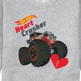 thumbnail image 3 of Hot Wheels - Valentine's Heart Crusher - Men's Crew Neck Fleece Pullover, 3 of 5