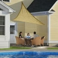 thumbnail image 5 of ShadeLogic Sun Shade Sail Heavy Weight 16 Foot Triangle - Sand, 5 of 6