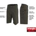 thumbnail image 7 of Wrangler Riggs Workwear Men's 11" Relaxed Stretch Ranger Short, Dark Khaki, 7 of 7