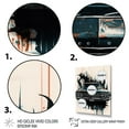 thumbnail image 3 of Designart "Black And Cream Expressions Of Classic Cars" Retro Car Canvas Art Print, 3 of 5