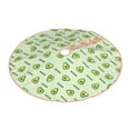 thumbnail image 2 of Kll Green Avocado Christmas Tree Skirt 30",Party Decorations Farmhouse For Christmas Decorations Holiday Party, 2 of 8