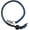 BLUE/BLACK, variant on Daniel Smart Leather Motorcycle Whip with Pool Ball Biker Get Back Whip 42”Long Motorcycle Handle Bar Accessories.