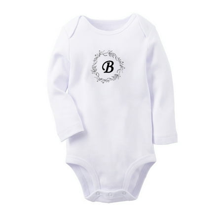 

Twins Baby B Novelty Rompers Newborn Baby Unisex Bodysuits Infant Jumpsuits Toddler 0-12 Months Kids Long Sleeves Oufits (White 0-6 Months)