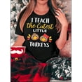 thumbnail image 1 of Women's Fun Turkey Graphic Tee - Casual Crew Neck Short Sleeve T-Shirt, Stretchy & Machine Washable, Perfect for Summer, 1 of 6