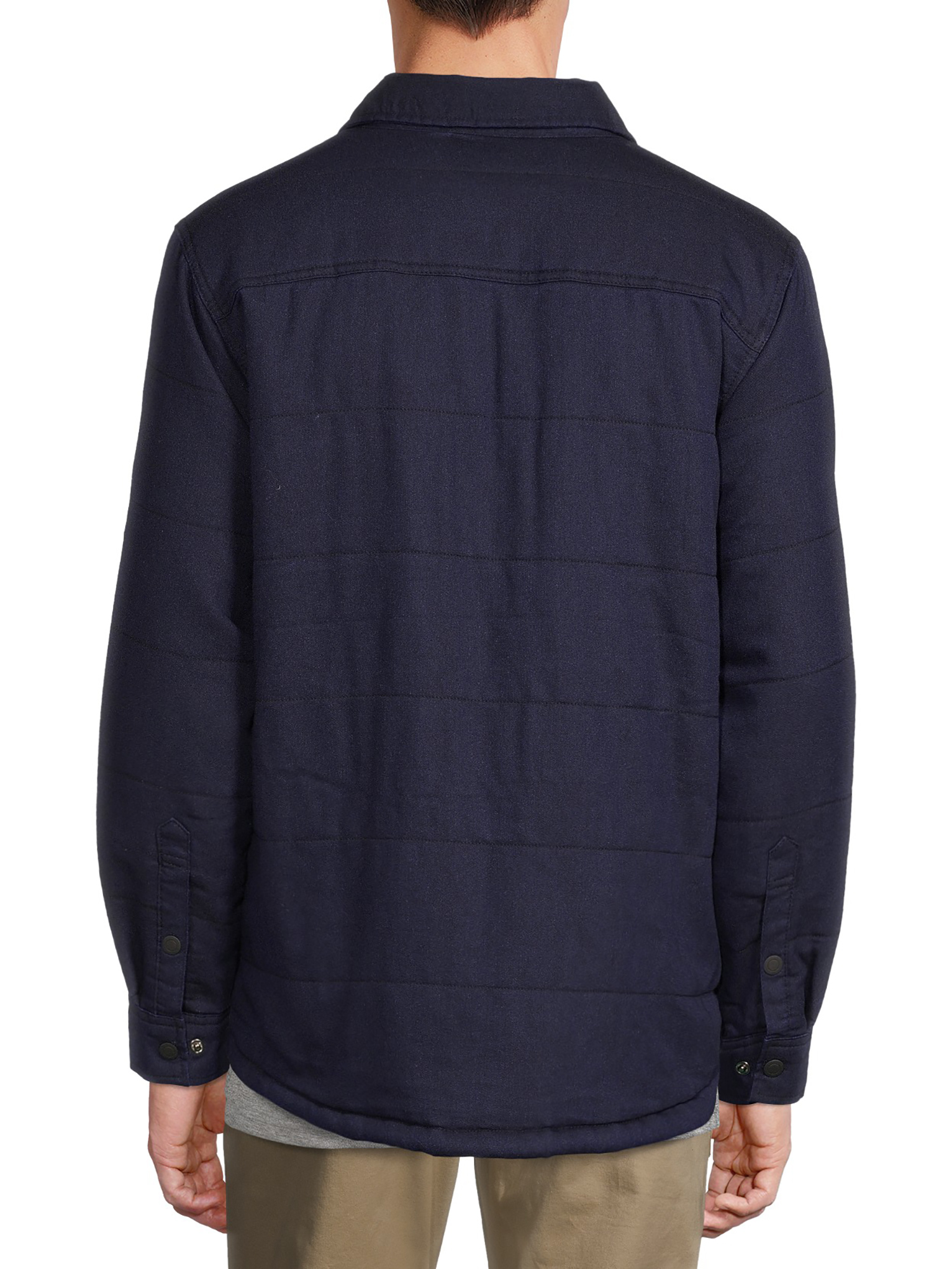 George Men's and Big Men's Shirt Jacket, Up to Size 5XL