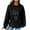 Black, variant on ManxiVoo Women Trendy Oversized Knit Hoodies with Cute Cat Graphic Long Sleeve Drawstring Sweatshirts for Casual Fashion Comfort L Size Black