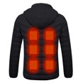 thumbnail image 6 of Plus Size Heated Jackets for Men Outdoor Warm Clothing Heated For Riding Skiing Fishing Charging Via Heated Coat, 6 of 8