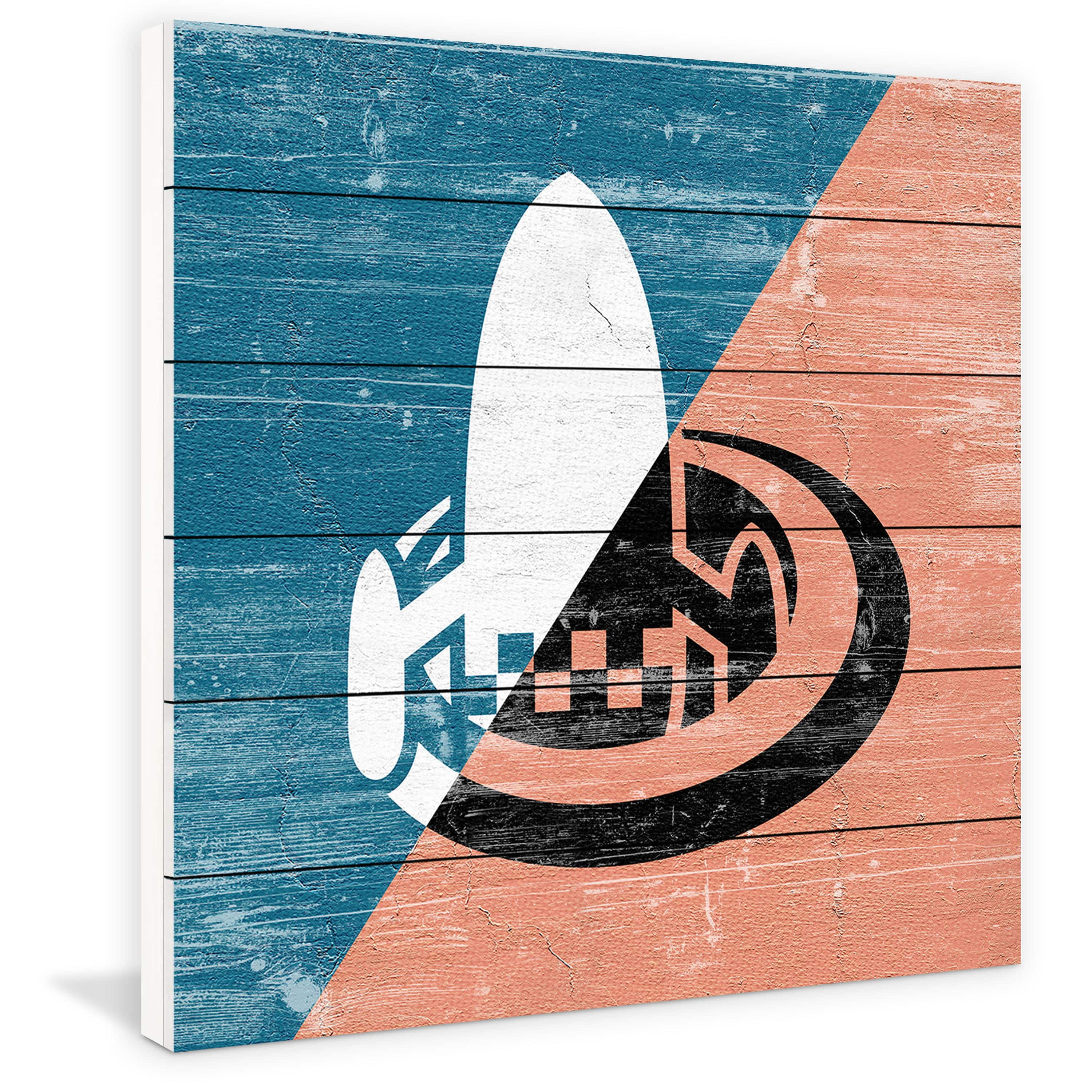 Marmont Hill - "Hidden Ship" Painting Print on White Wood