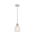 thumbnail image 1 of Innovations 516-1P-WPC-G441 Brookfield 1 Light Mini Pendant part of the Ballston Collection, White and Polished Chrome, 1 of 1