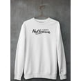 thumbnail image 3 of Happy Halloween Calligraphy. Sweatshirt Women -Image by Shutterstock, Female Large, 3 of 4