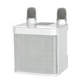 thumbnail image 1 of Machine With Dual Microphones Chan Voice Functions Portable Speaker Studio Subwoofer AUX TF Card U Disk Player ,Clear and Reliable, 1 of 7