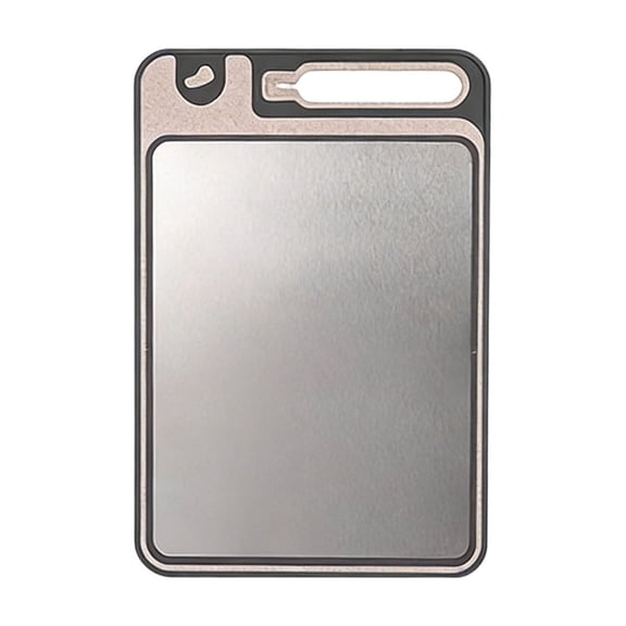 Cutting Board – 12.2 * 8.2in HEWANG Titanium Cutting Board with Built-In Knife Sharpener, Double-Sided Pure Titanium & PP Kitchen Board, Food Prep Board for Meat & Veggies