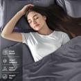 thumbnail image 4 of King Bed Sheet Set Piece Bedding Soft Brushed Microfiber Fabric Shrinkage & Fade Easy Care (), 4 of 6