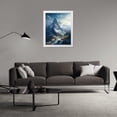 thumbnail image 3 of Maki 20x24 White Modern Wood Framed Wall Art Titled - Majestic Mountains Ii, 3 of 6