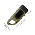 thumbnail image 2 of Paquete de 2 linternas de energía solar con manivela manual, linterna LED recargable de emergencia, linterna de supervivencia, antorcha rápida para deportes al aire libre, verde, 2 of 5