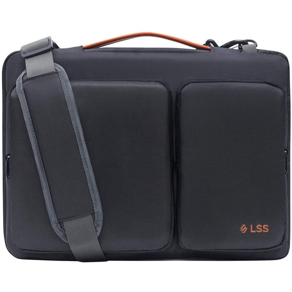 LSS 13-13.5" Laptop Bag for Men and Women with Shoulder Strap, Compatible with Apple, Lenovo, HP, Dell