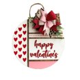 thumbnail image 2 of Valentines Day Door Sign Wooden Sign Love Wall Hanging, Happy Valentines Day Decor for Front Door Rustic Farmhouse Home Decorations Hanging Decor, 2 of 5