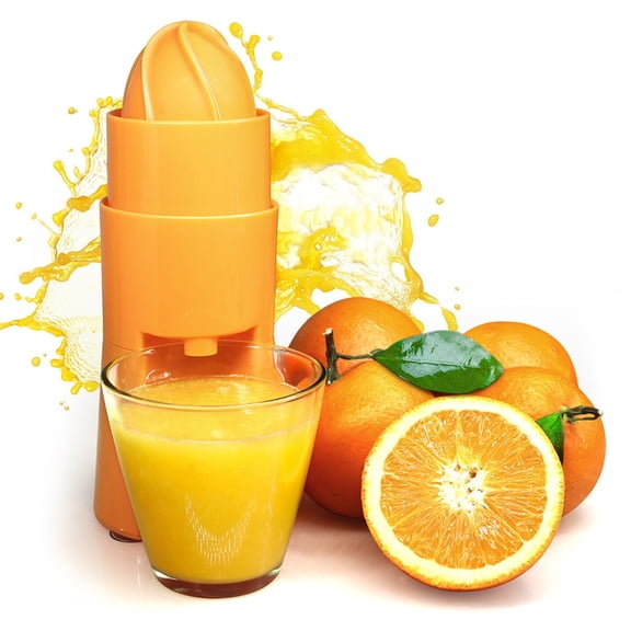 Multifunctional Manual Juicer, Hand Press Fruit Squeezer, Lever Design Citrus Juicer for Lemon Orange Watermelon Tomato, Easy Clean Small Juicer for Home Kitchen Picnic,Orange