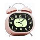 thumbnail image 2 of Reloj despertador clásico curvo con esfera visible de baja luz, a pilas, disponible en múltiples colores, diseño compacto para uso en dormitorio, escritorio, oficina, residencia estudiantil y hogar., 2 of 6
